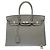 Hermès Borsa HERMES Birkin 35 in Pelle Grigia - 103656 Grigio