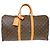 Borsa Keepall Louis Vuitton in tela Monogram 50 Marrone