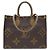 Borsa Louis Vuitton Monogram Giant OnTheGo MM Marrone