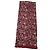 Autre Marque Sciarpa in lana e seta motivo paisley - Bordeaux Bianco Rosso Blu