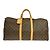 Borsa Louis Vuitton Keepall in tela Monogram 55 Marrone