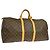 Borsa Louis Vuitton Keepall in tela Monogram 55 Marrone - vista 2
