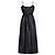 L'Agence Maxi-Kleid mit Rüschen und Gürtel Marineblau - Ansicht 10
