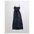 L'Agence Maxi-Kleid mit Rüschen und Gürtel Marineblau - Ansicht 8