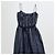 L'Agence Maxi-Kleid mit Rüschen und Gürtel Marineblau - Ansicht 9
