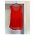 Luisa Cerano Top de seda rojo sin mangas Coral - vista 2