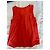 Luisa Cerano Top de seda rojo sin mangas Coral - vista 3