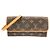 Louis Vuitton Monogram Pochette Twin PM M51854 Borsa a Spalla Marrone