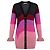 Autre Marque Marco de Vincenzo Colour Block Cardigan Runway SS18 Schwarz Pink Rot Lila