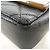Borsa a tracolla Chanel in pelle di vitello martellata nera Nero - vista 3