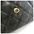 Borsa a tracolla Chanel in pelle di vitello martellata nera Nero - vista 4