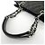 Borsa a tracolla Chanel 50995 in pelle di vitello granulata nera Nero - vista 6
