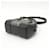 Borsa Loewe Amazona Square Nero Blu navy - vista 3