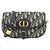 Borsa a tracolla Christian Dior DIOR OBLIQUE Bobby East-West Blu