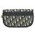 Borsa a tracolla Christian Dior DIOR OBLIQUE Bobby East-West Blu - vista 2