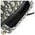 Borsa a tracolla Christian Dior DIOR OBLIQUE Bobby East-West Blu - vista 9