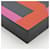 Hermès Hermes Bag Charm Lettre au Carre Multicolor Leather Keychain Multiple colors  - view 3