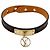 Bracciale Charm Louis Vuitton Marrone