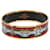 Hermès Bracelet jonc Email Hermes MM Rouge Multicolore Doré  - vue 1