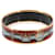 Hermès Bracelet jonc Email Hermes MM Rouge Multicolore Doré  - vue 2