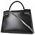 Hermès Hermes Kelly Black Box Calf with Palladium Hardware 32 Nero - vista 2