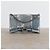 Balenciaga Hourglass Chain Wallet in pelle stampa denim - vista 3