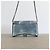 Balenciaga Hourglass Chain Wallet in pelle stampa denim - vista 4