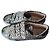 Autre Marque Vanessa Wu Sneakers Basse Pelle Metallizzata Leopardata Nero Bianco Stampa leopardo Gold hardware