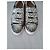 Autre Marque Vanessa Wu Sneakers Basse Pelle Metallizzata Leopardata Nero Bianco Stampa leopardo Gold hardware - vista 3