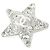 Spilla Chanel ABF137 Argento e Bianco