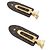 Set di mollettoni per capelli Monogram Louis Vuitton Marrone D'oro - vista 2