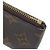 Louis Vuitton Monogram Pochette Clé Coin & Key Case Castaño - vista 4