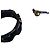 Tory Burch Bracciale rigido geometrico nero e oro D'oro