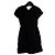 Tara Jarmon Samtkleid Schwarz