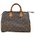 Borsa Louis Vuitton Speedy Monogram Canvas 30 Marrone