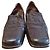 Mocassins Nina Ricci en cuir et daim marron foncé