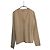 Autre Marque Beiger V-Ausschnitt Wollcardigan