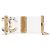 Bracciale rigido Chanel 14K Supermarket Lucite Multicolor CC Candy Rosa Bianco Multicolore Verde Arancione Grigio Giallo Blu chiaro - vista 13