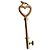 Tiffany & Co. Pendente Chiave Cuore Oro Giallo D'oro