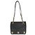Borsa a tracolla Chanel in pelle di vitello granulata Nero