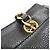 Borsa a tracolla Chanel in pelle di vitello granulata Nero - vista 4