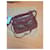 Autre Marque Abaco Paris Giulia Schultertasche aus Wildleder und Python Bordeaux  - Ansicht 3