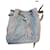 Abaco Beuteltasche aus Pythonleder in Grau und Blau