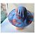 Hermès Cappello in seta Merveilleuses Lanternes Blu T59 - vista 4
