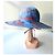 Hermès Cappello in seta Merveilleuses Lanternes Blu T59 - vista 5