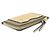 Portafoglio monete in pelle di vitello Loewe beige e oro D'oro - vista 3