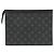 Louis Vuitton Monogram Eclipse Pochette Voyage MM Nero - vista 2
