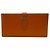 Hermès Cartera larga bi-fold Hermes en Orange Naranja