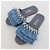 Miu Miu Sandali Rafia Cristalli Azzurro Polvere Blu - vista 5