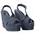 Autre Marque Espadrilles con zeppa Castañer Grigio scuro Bordò - vista 2